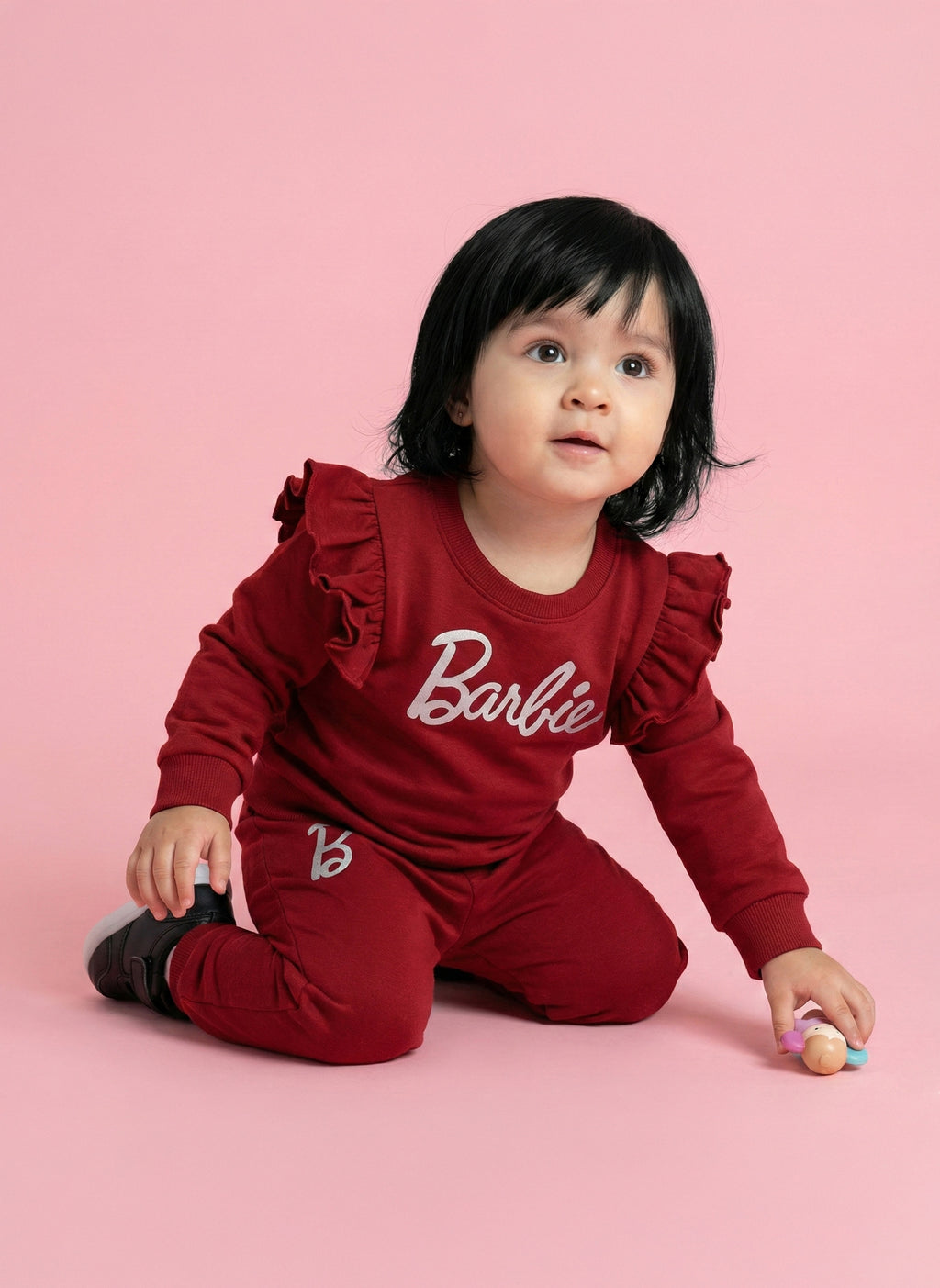 Barbie Maroon Winter Outfit for Toddlers & Infants