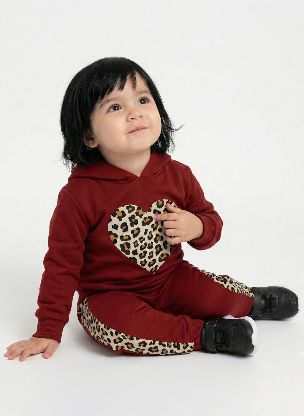 Winter Cute Cheetah Outfit for Toddlers & Infants