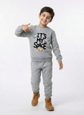 Winter Heather Grey Outfit for Boys