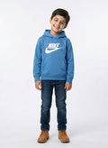 Winter Nike Blue Hoodie for Boys