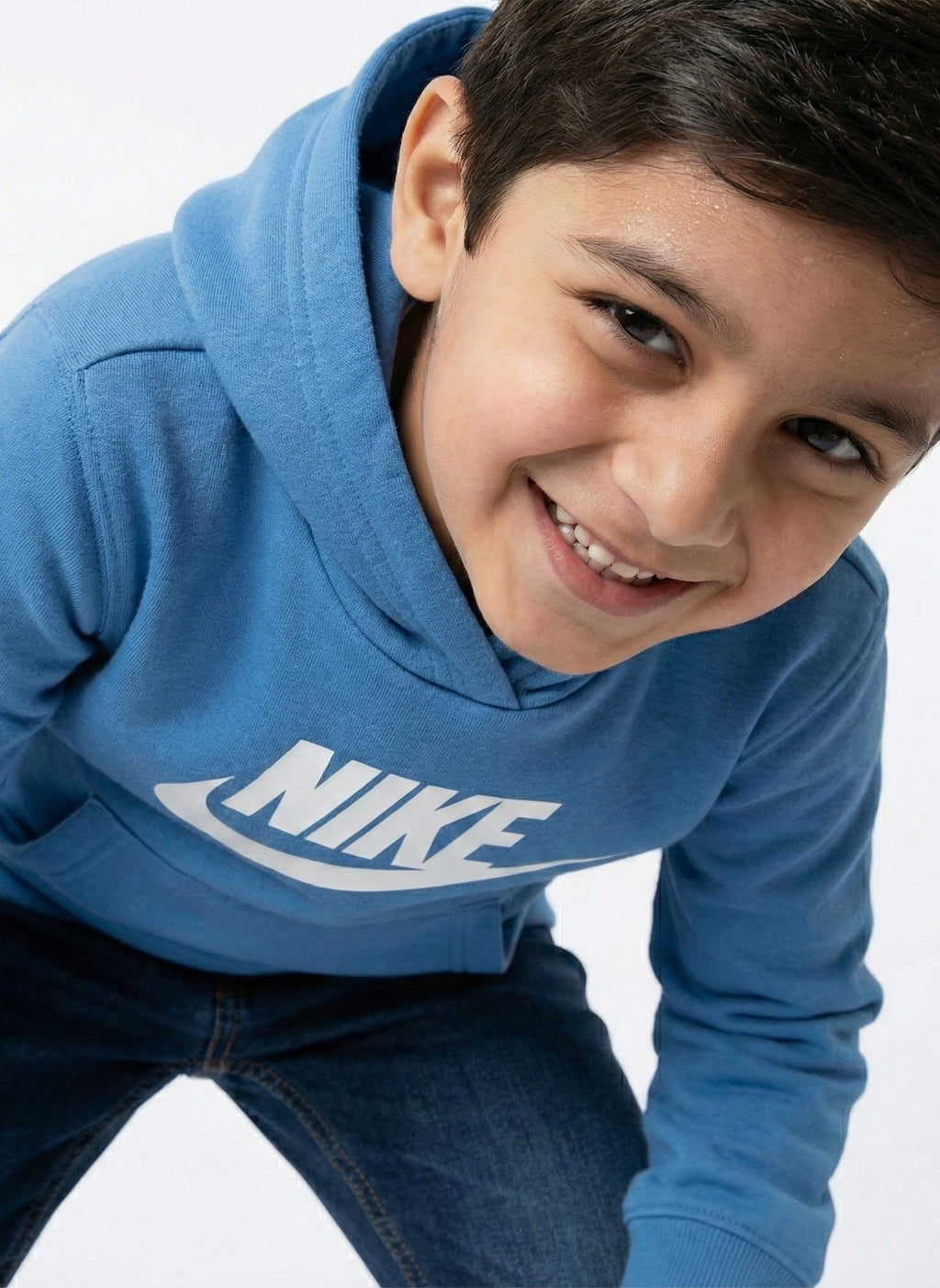 Winter Nike Blue Hoodie for Boys
