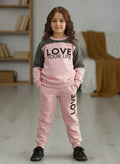 Winter Pink Cheetah Outfit for girls