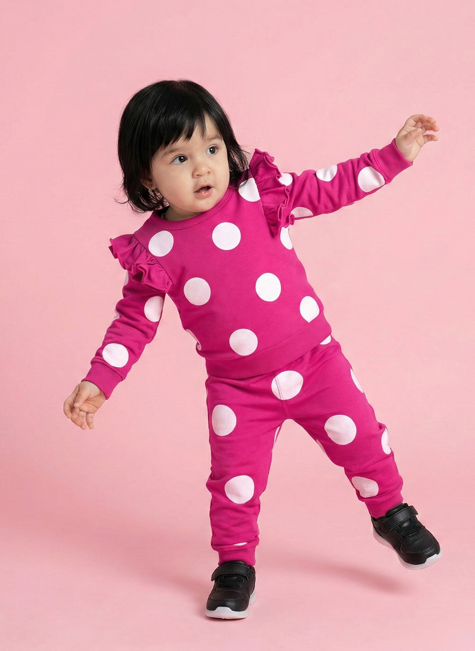 Winter Polka Dot Outfit for Toddlers & Infants